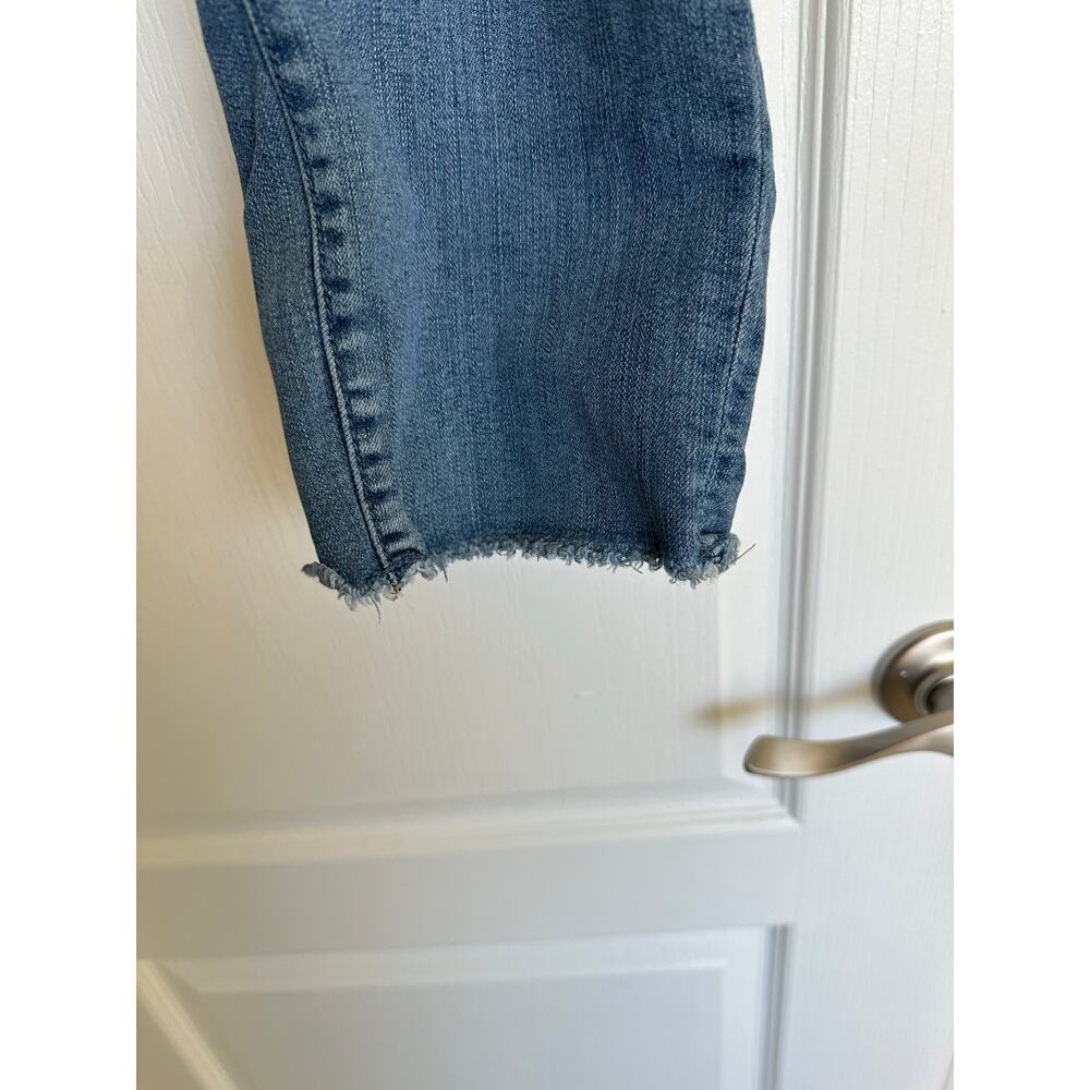 Torrid Cropped Raw Hem Distressed Jeans 16 - Picture 7 of 16